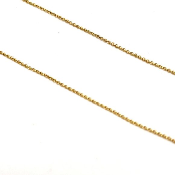 TIFFANY&Co. K18YG 1P Diamond By the Yard Elsa Peretti Accessory Jewelry Necklace - Picture 9 of 9